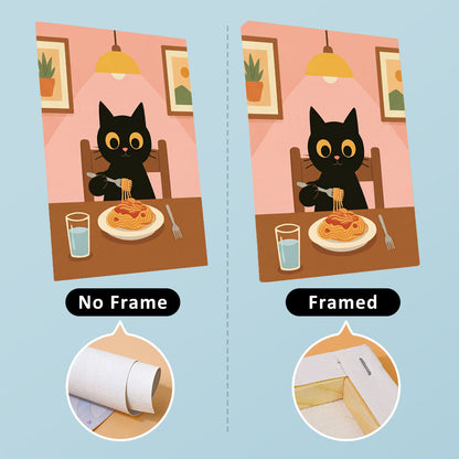 Svarta kattens dag - Måla efter nummer