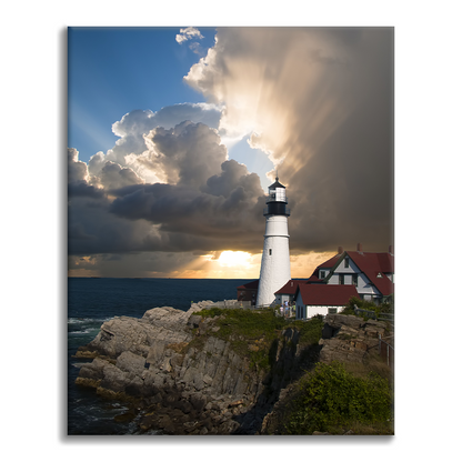 Lone Lighthouse - Måla Efter Siffror