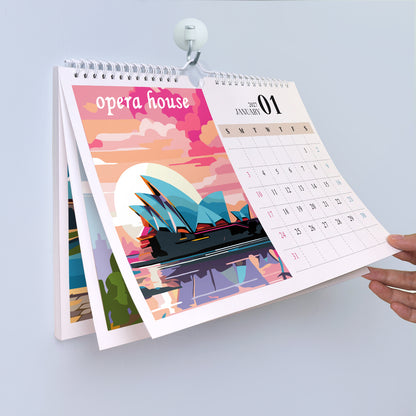 Stad-2027 Måla efter siffror-kalender