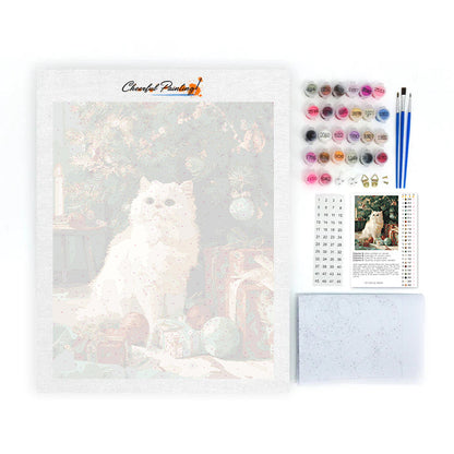 Julkatten – Måla efter siffror