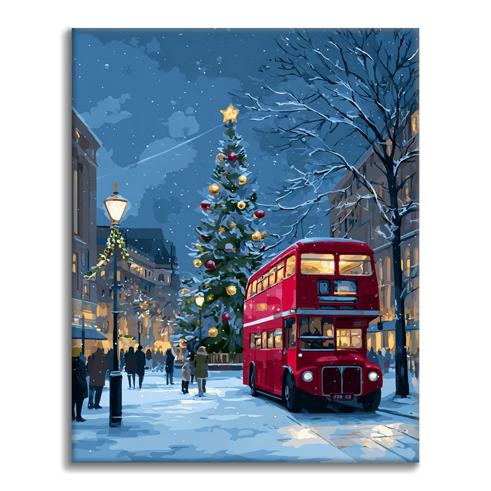 Julturen – Måla efter siffror