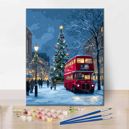 Julturen – Måla efter siffror