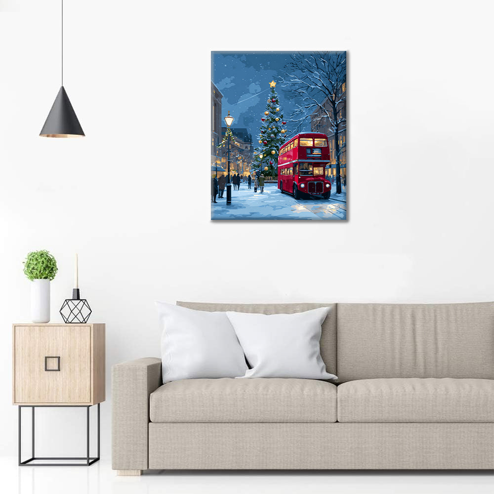 Julturen – Måla efter siffror