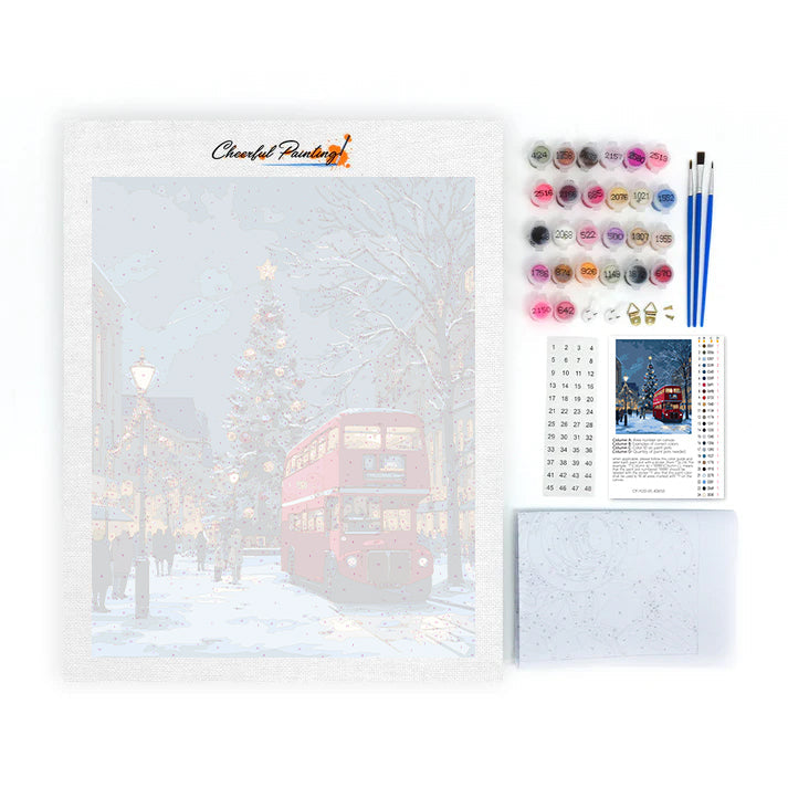 Julturen – Måla efter siffror