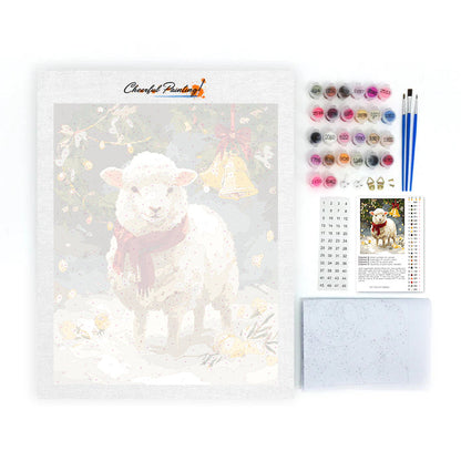 Vinterlammet – Måla efter siffror