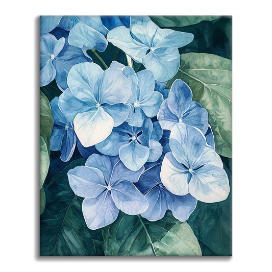Blommor av Stillhet - Måla efter Nummer
