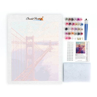 Golden Gate-bron - Måla efter siffror