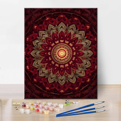 Celestial Mandala - Måla efter siffror
