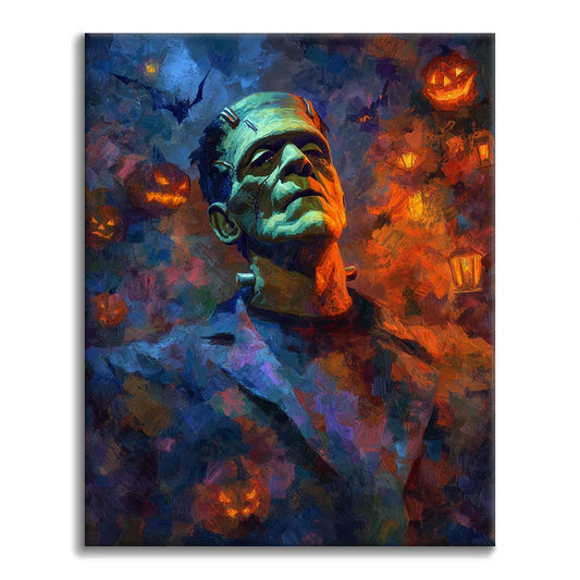 Frankenstein - Måla efter siffror