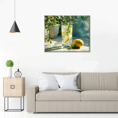 Lemonad - Måla efter siffror