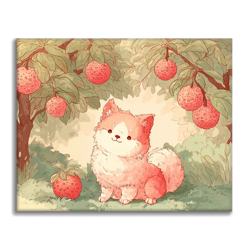 Litchivalp - Måla efter siffror