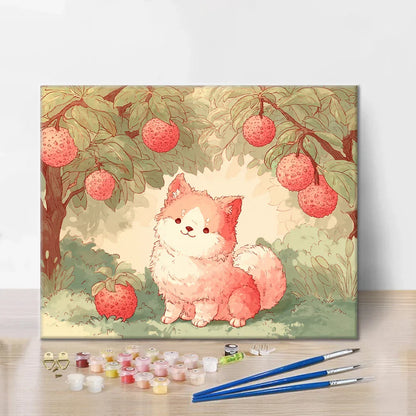 Litchivalp - Måla efter siffror