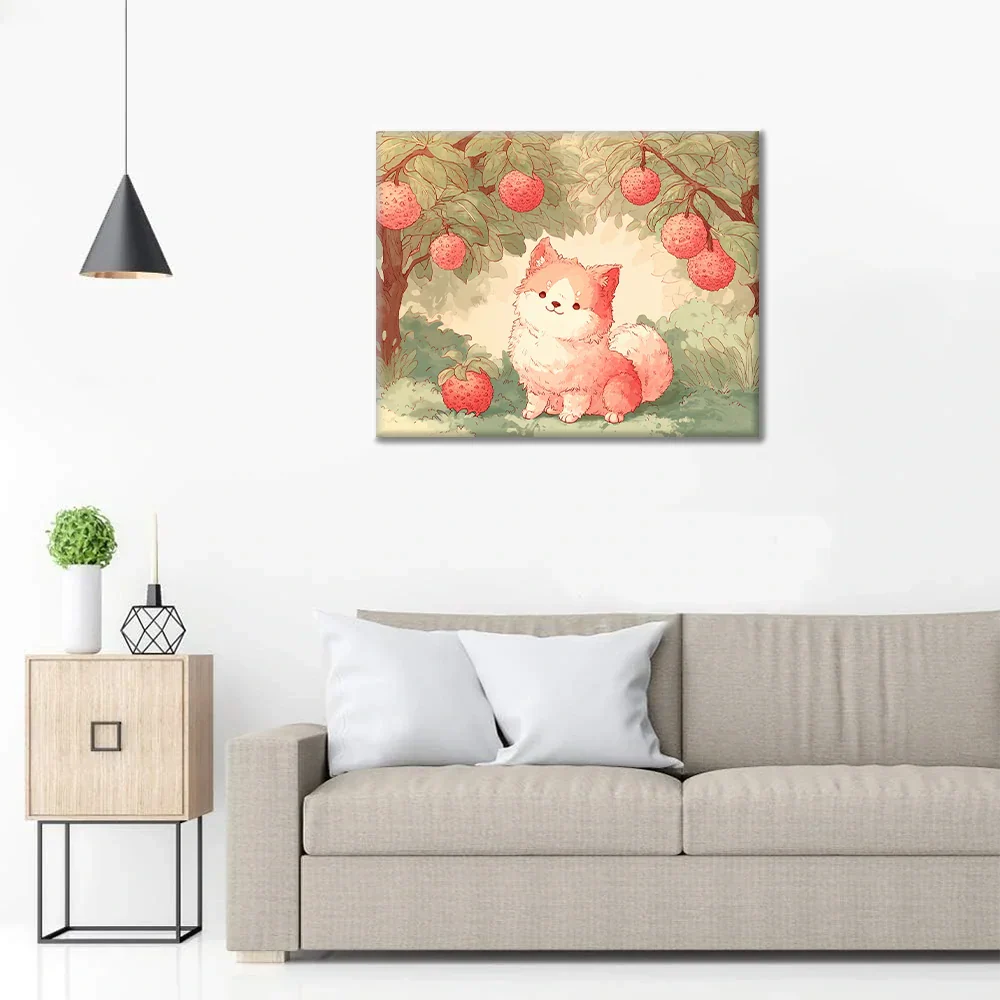 Litchivalp - Måla efter siffror