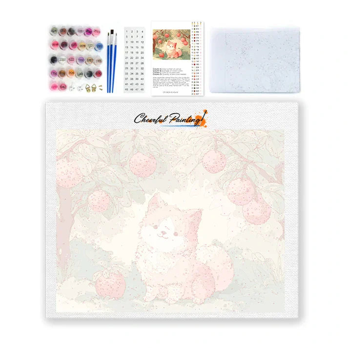 Litchivalp - Måla efter siffror