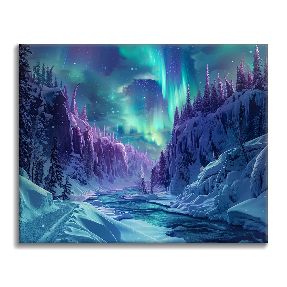 Norrsken - Måla efter siffror