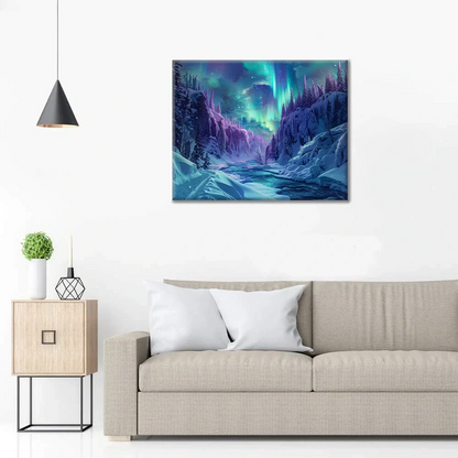 Norrsken - Måla efter siffror