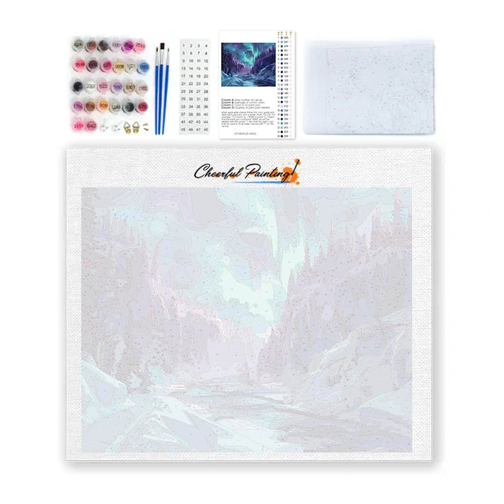 Norrsken - Måla efter siffror