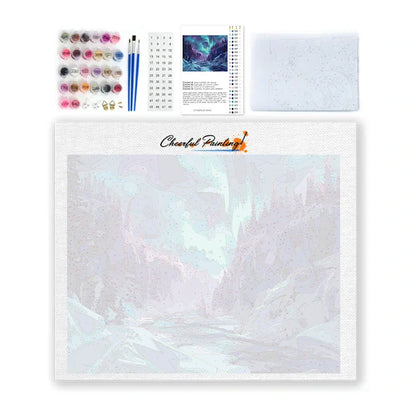 Norrsken - Måla efter siffror