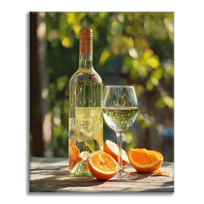 Apelsinvin - Måla efter siffror