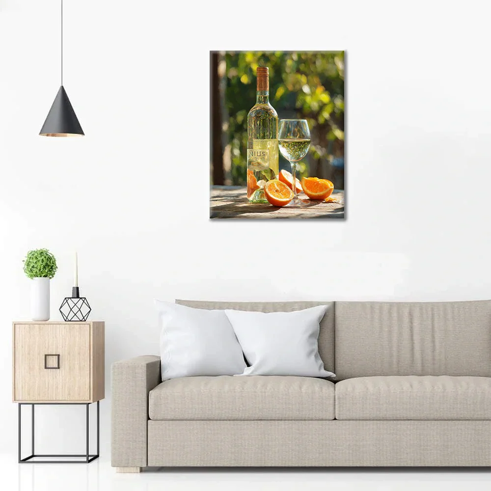 Apelsinvin - Måla efter siffror