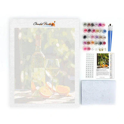 Apelsinvin - Måla efter siffror