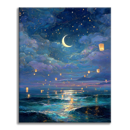 Fantomnatt - Måla efter siffror