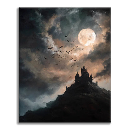 Tyst slott - Måla efter siffror