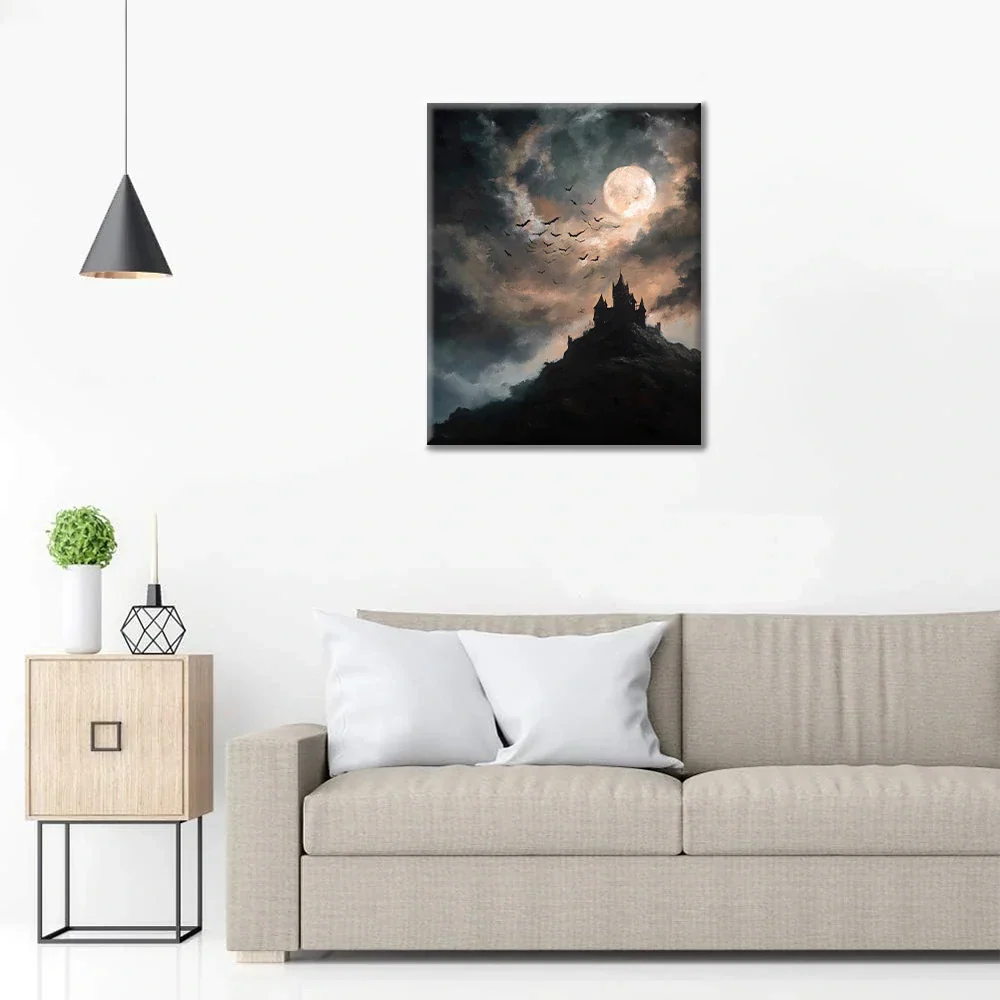 Tyst slott - Måla efter siffror