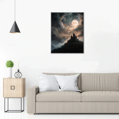 Tyst slott - Måla efter siffror