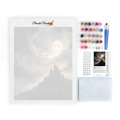 Tyst slott - Måla efter siffror