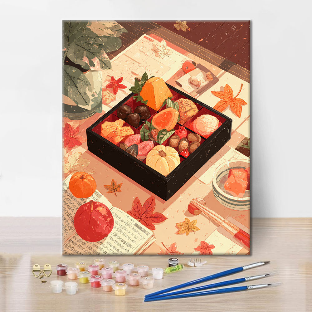 Höstfest - Måla efter siffror