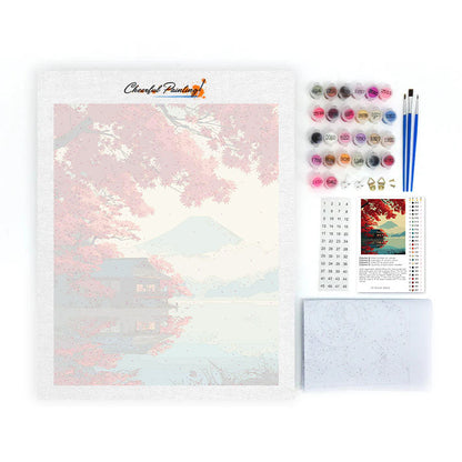 Höstsans lugn - Måla efter siffror