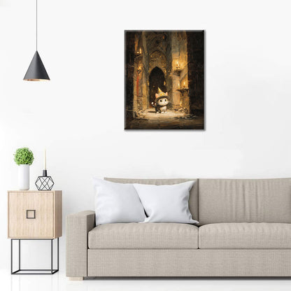 Kattens äventyr - Måla efter siffror