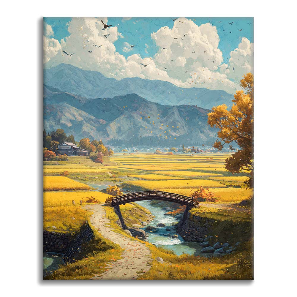 Gyllene skörd - Måla efter siffror