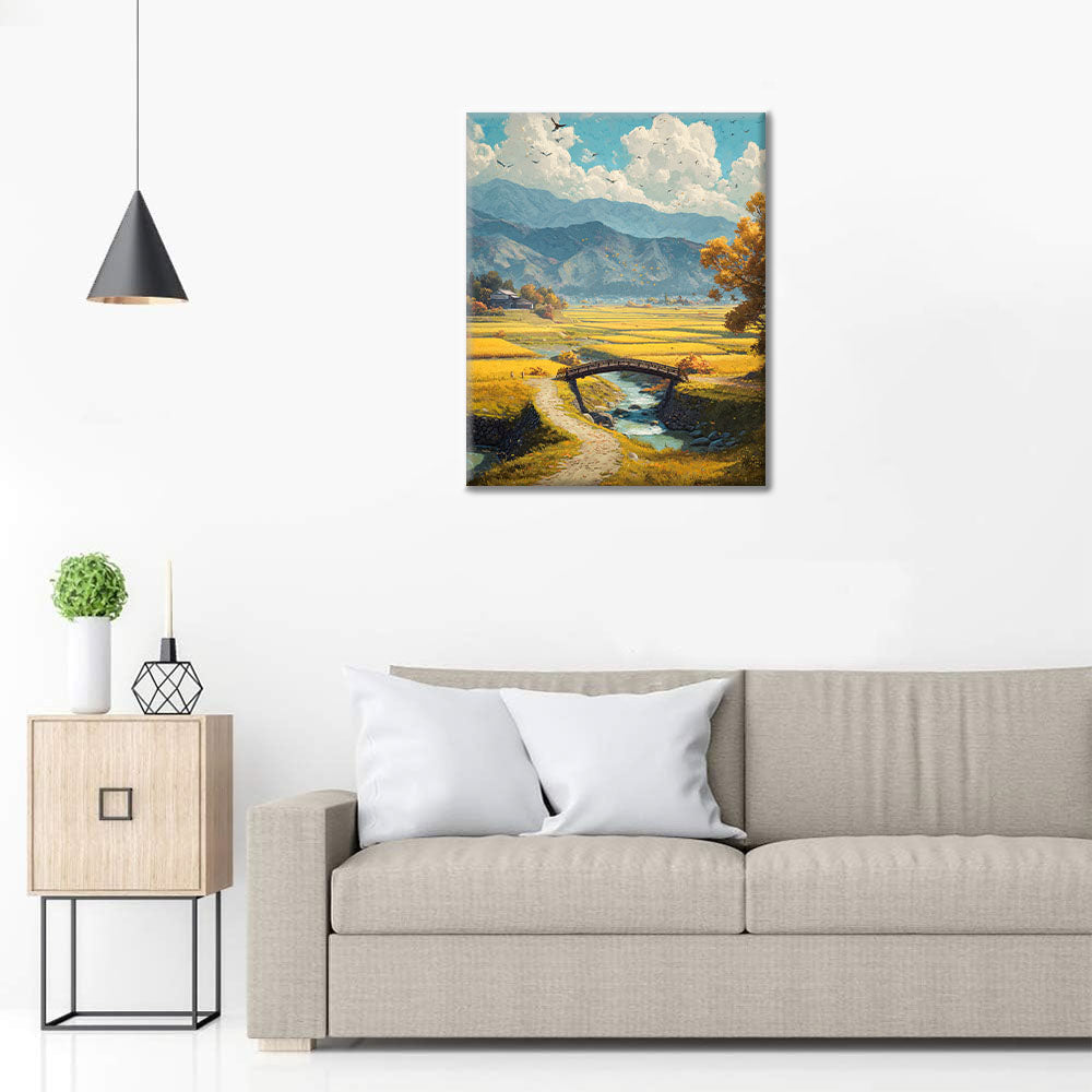 Gyllene skörd - Måla efter siffror