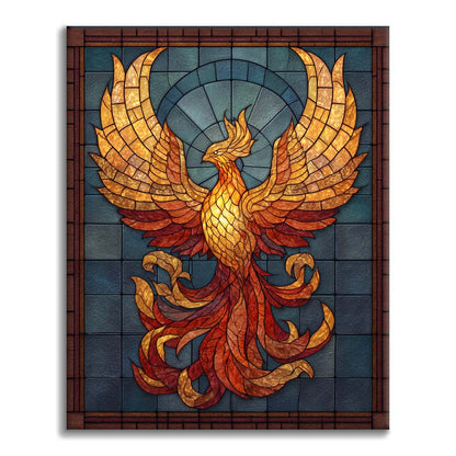 Mosaic Phoenix Rebirth - Måla efter siffror