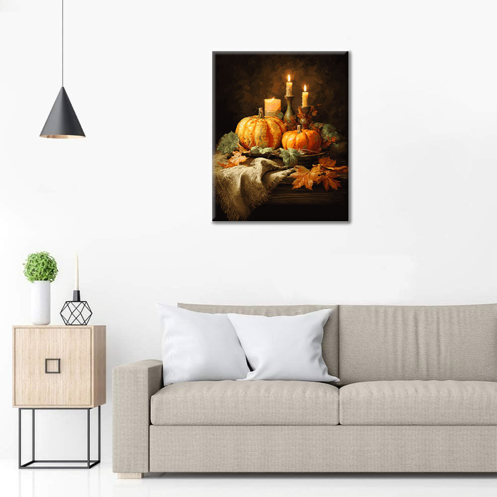 Pumpamiddag - Måla efter siffror