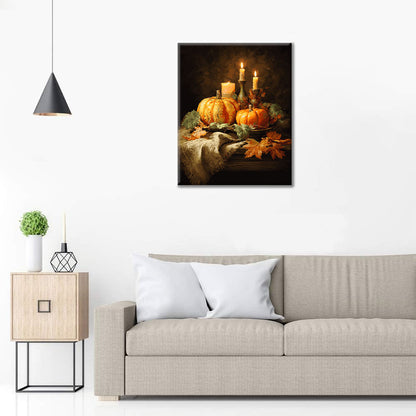 Pumpamiddag - Måla efter siffror