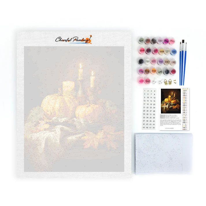 Pumpamiddag - Måla efter siffror