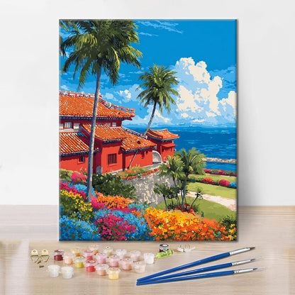 Shurijo slott - Måla efter siffror