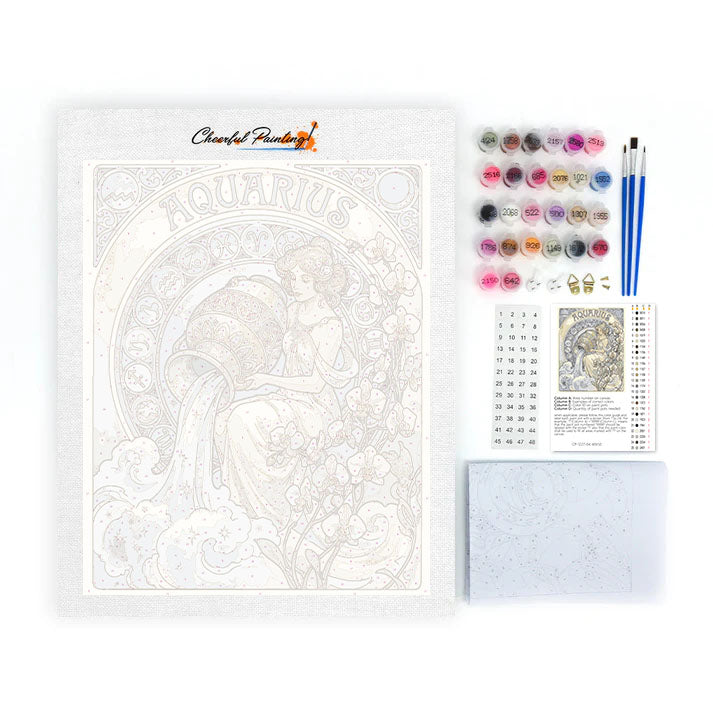 VATTUMANNEN - Måla efter siffror