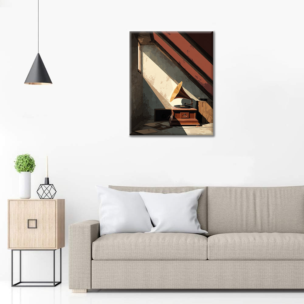 Vindgrammofon - Måla efter siffror