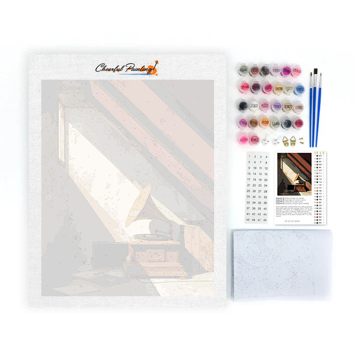 Vindgrammofon - Måla efter siffror