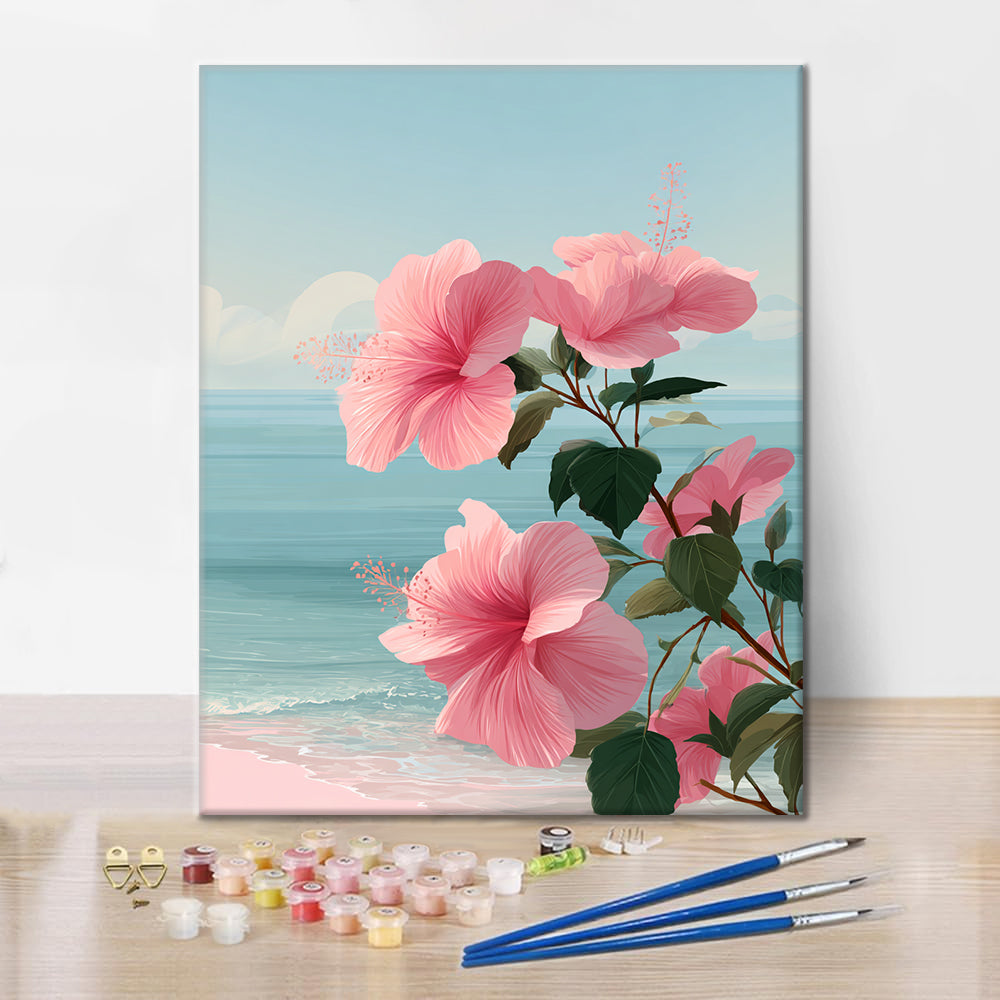 Blush Tide - Måla efter siffror