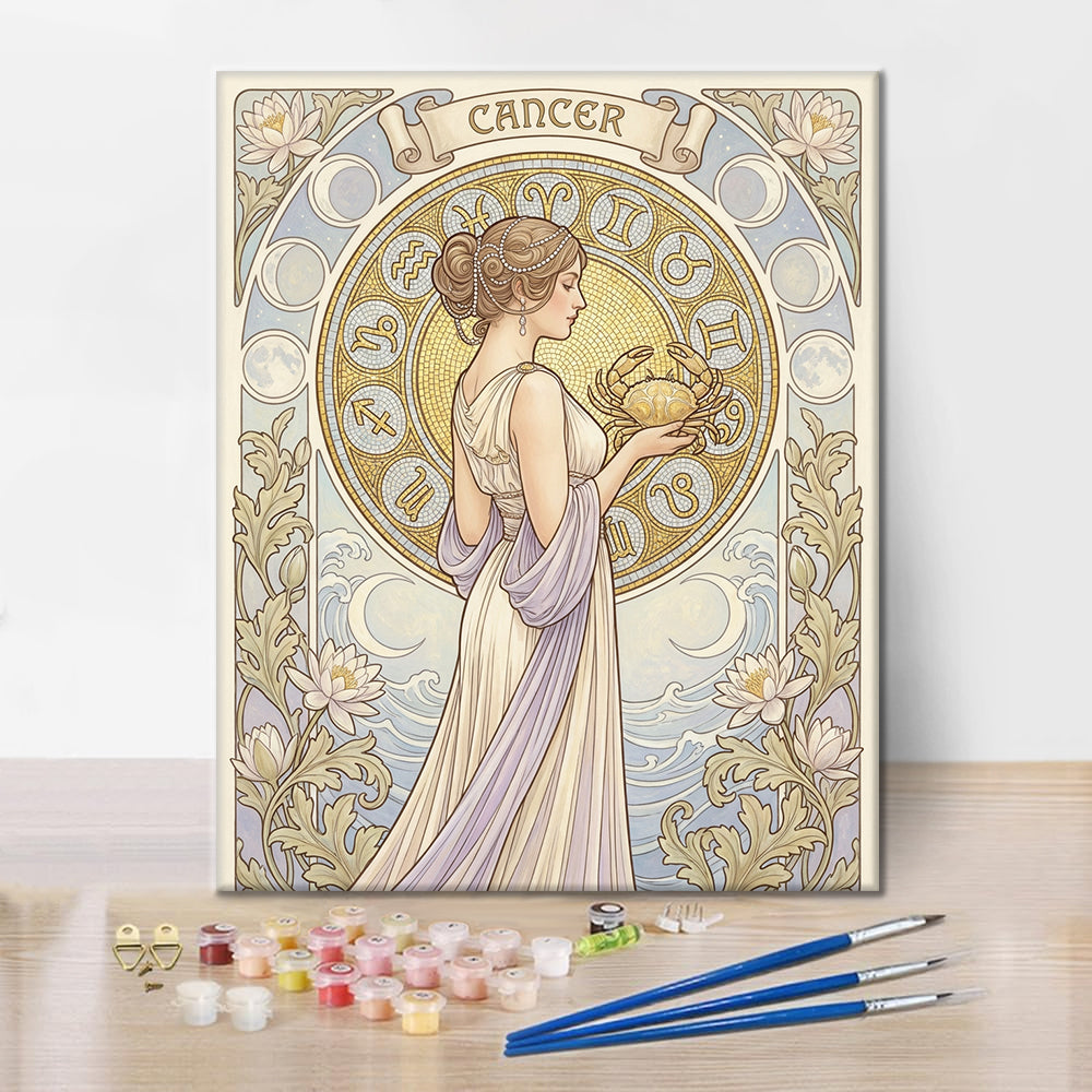 KRÄFTAN - Måla efter siffror