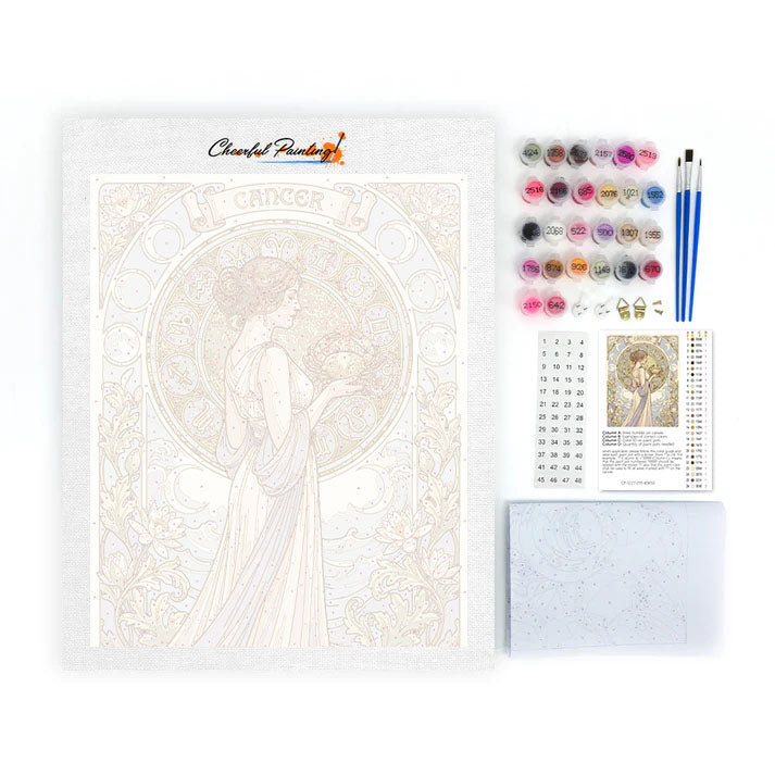 KRÄFTAN - Måla efter siffror