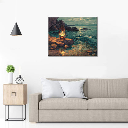 Kustlykta - Måla efter siffror