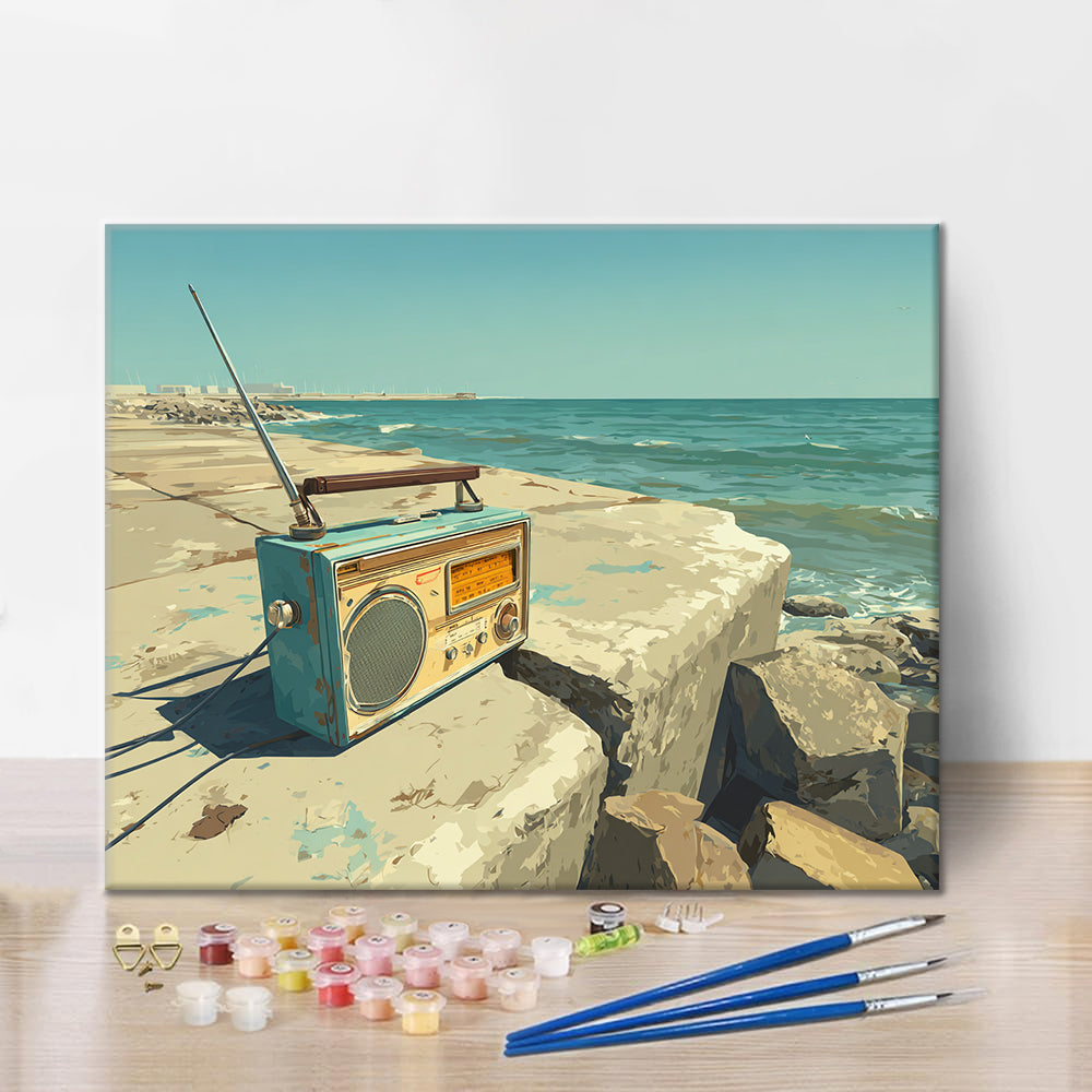 Kustradio - Måla efter siffror