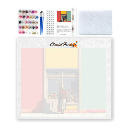 Hörnbutik - Måla efter siffror