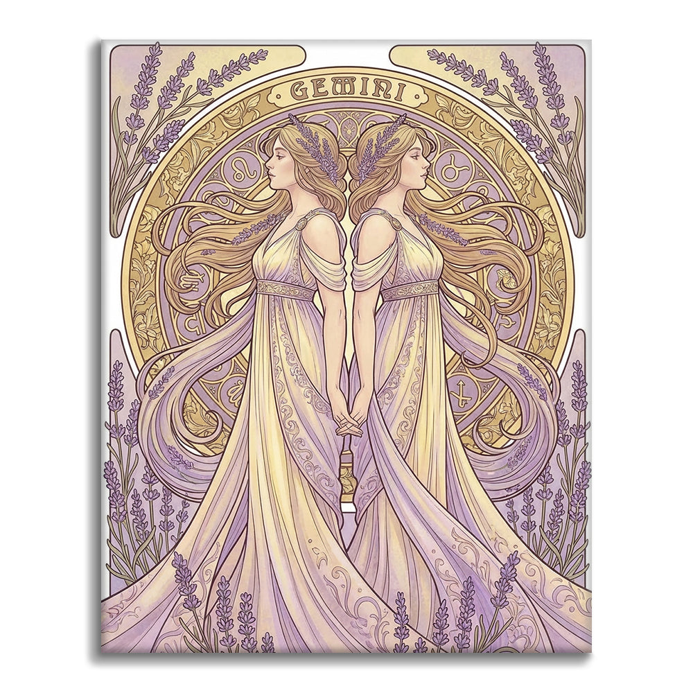 Tvillingarna - Måla efter siffror